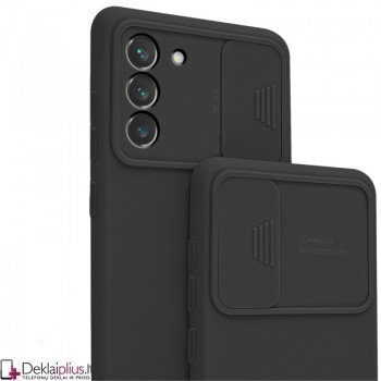 Švelnus guminis dėklas su kameros apsauga - juodas (Samsung A35 5G) Švelnus guminis dėklas su kameros apsauga - juodas (Samsung A35 5G)